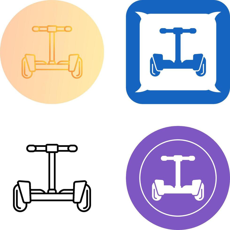 Hoverboard Icon Design vector