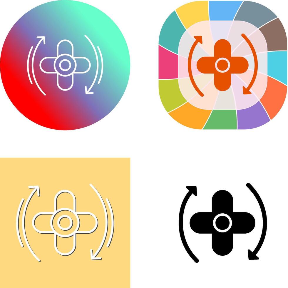 Rotate Icon Design vector