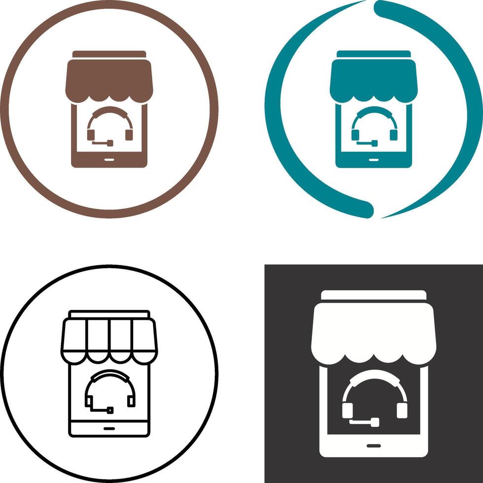 Support Icon Design vector