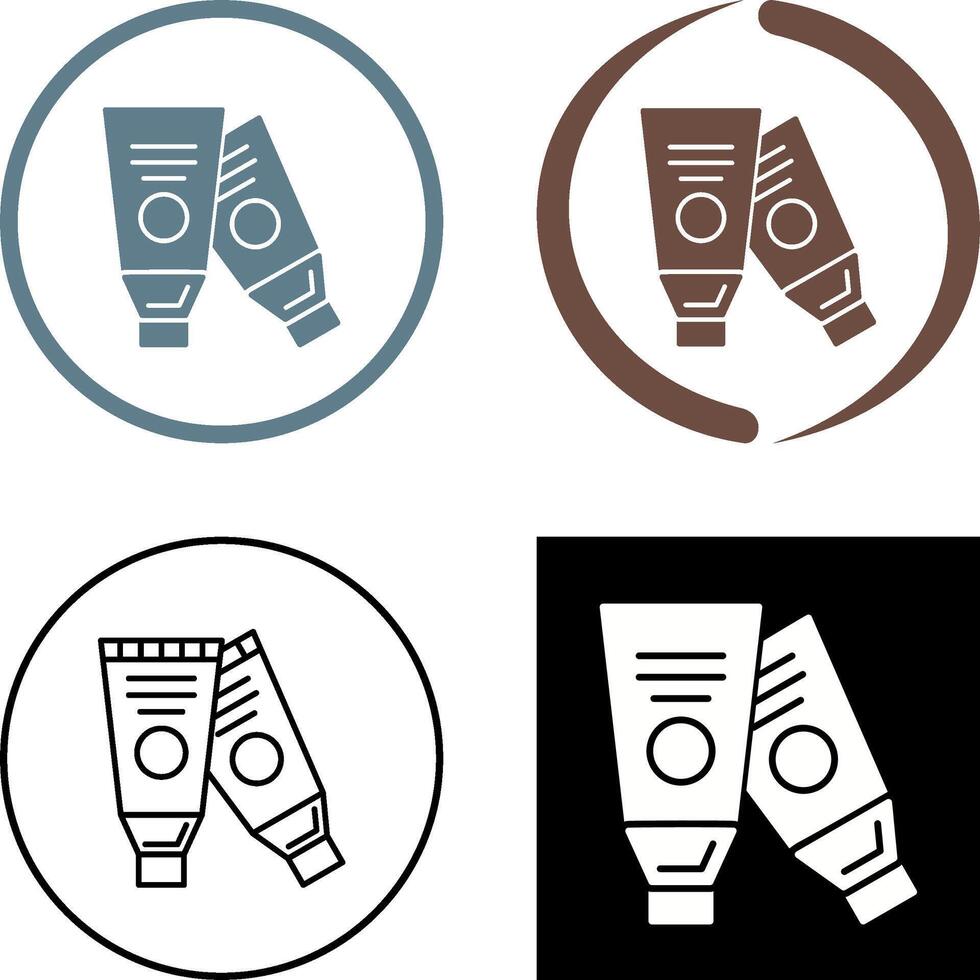 Paint Tube Icon Design vector