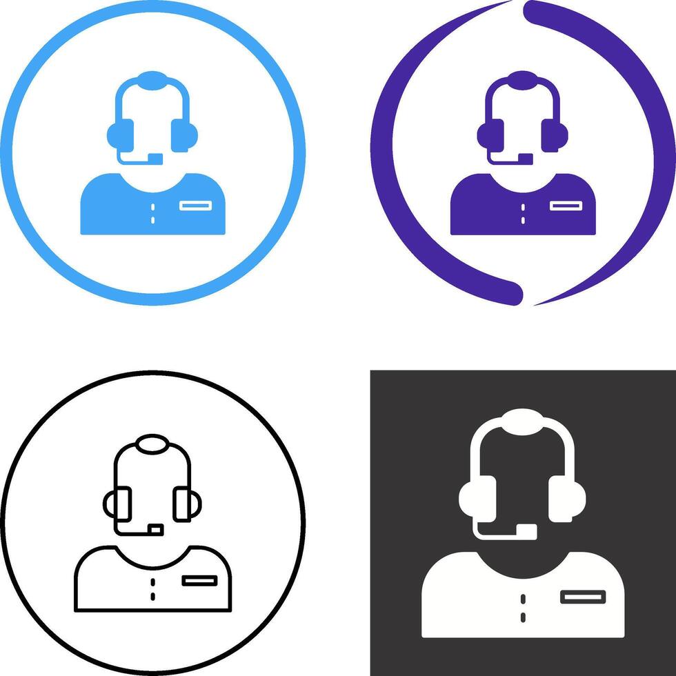 Customer Service Icon Design vector