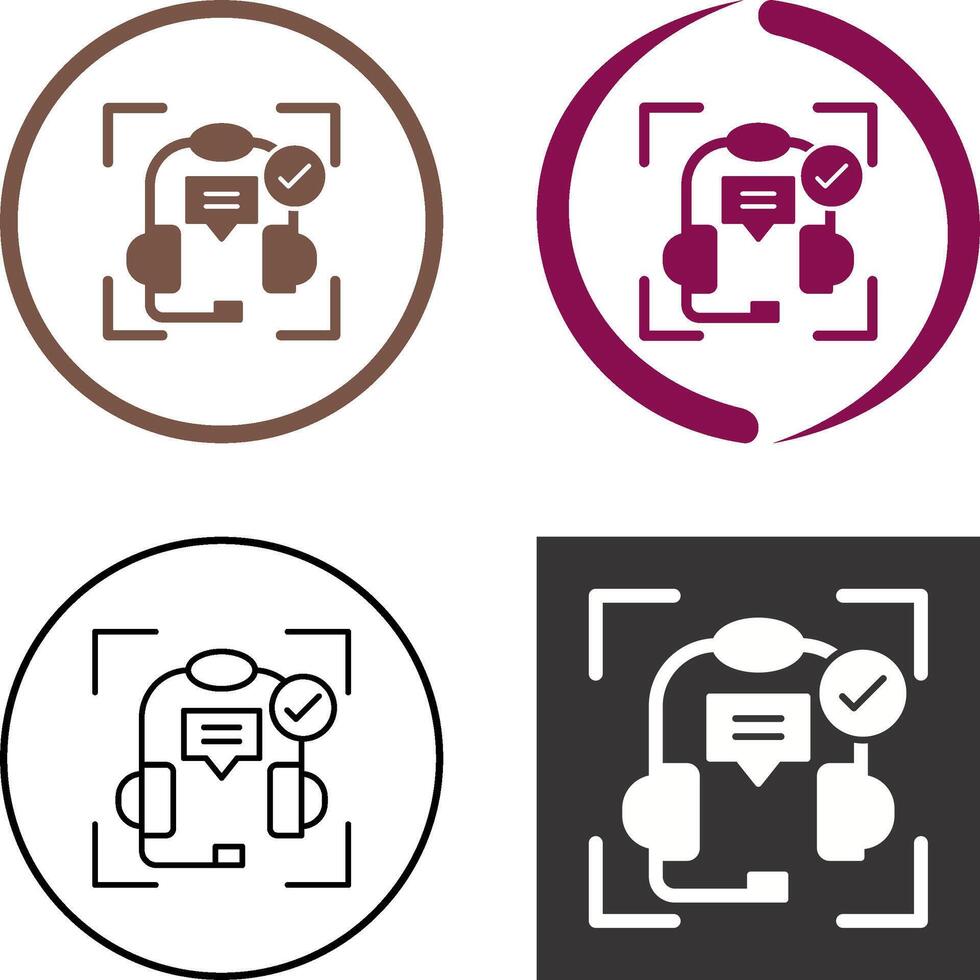 diseño de icono de soporte técnico vector