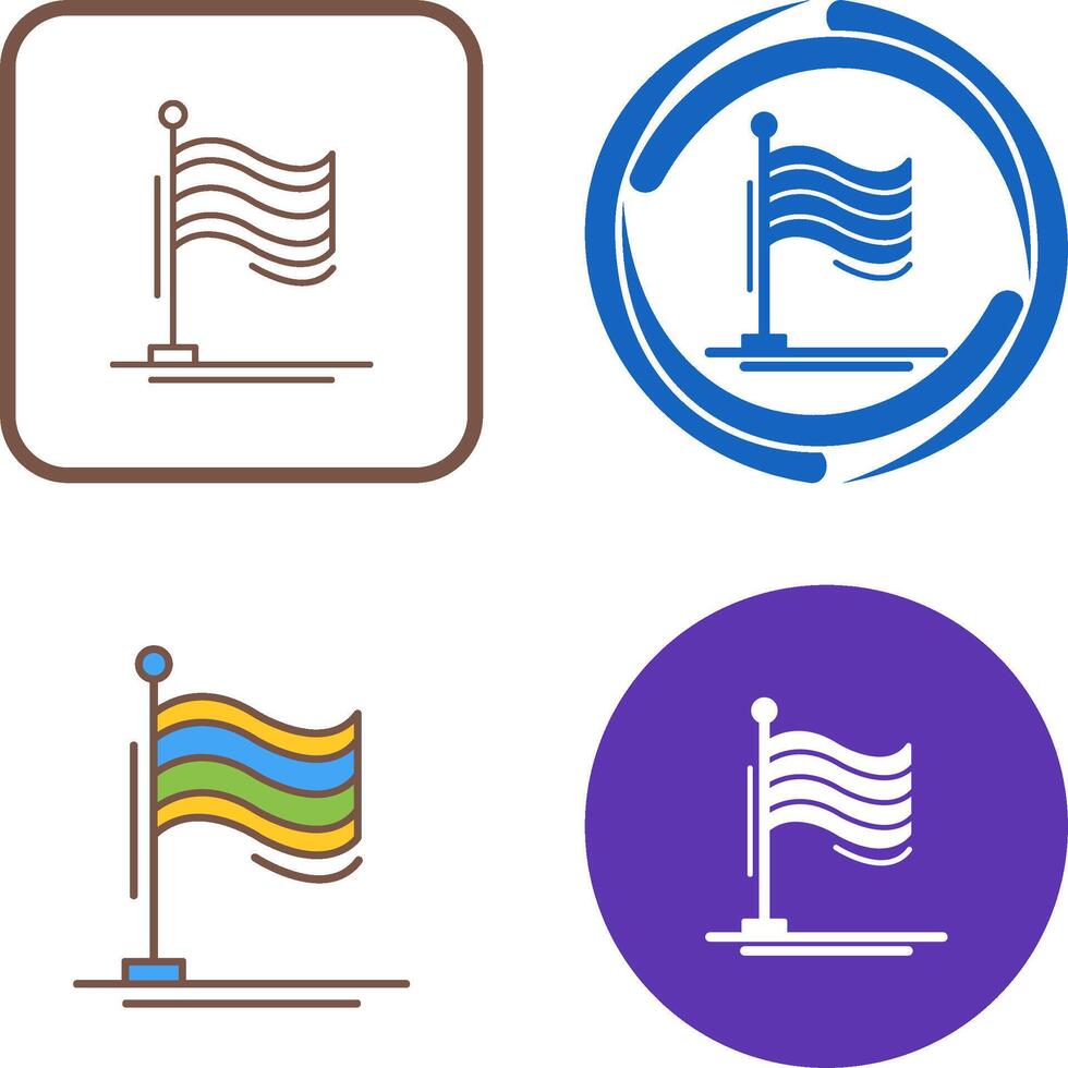 Flag Icon Design vector