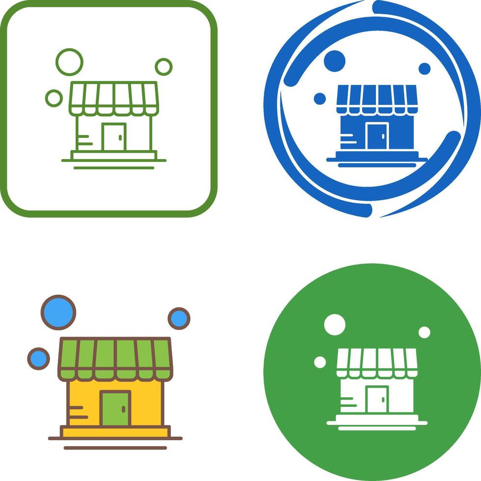 Store Icon Design vector