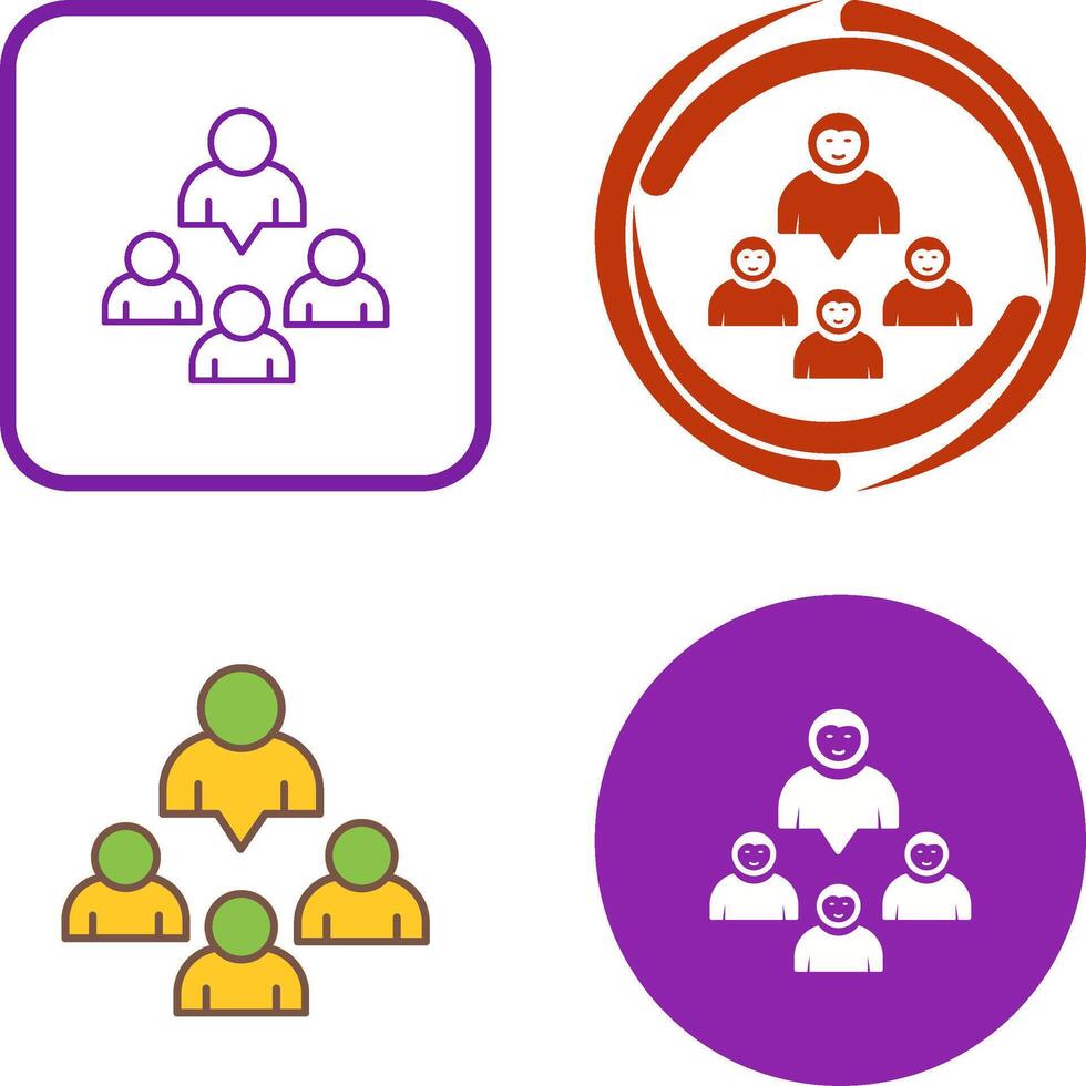 Group Icon Design vector