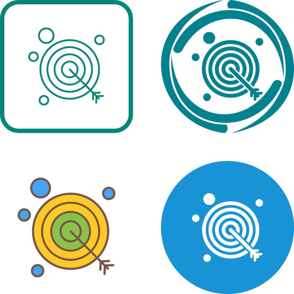 Target Icon Design vector