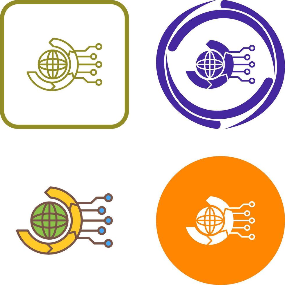 Internet Icon Design vector