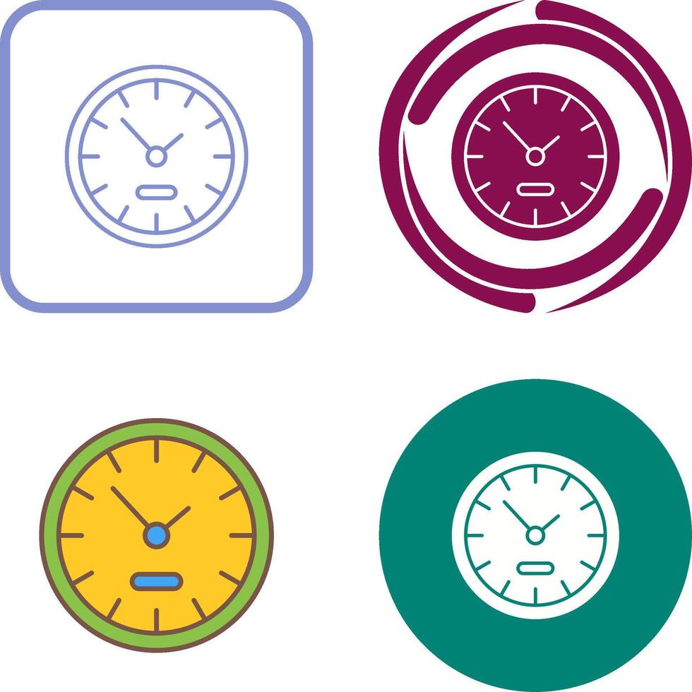 diseño de icono de reloj vector