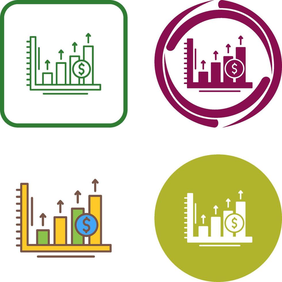 Profit Icon Design vector