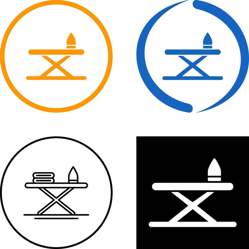 Iron Board Icon Design vector