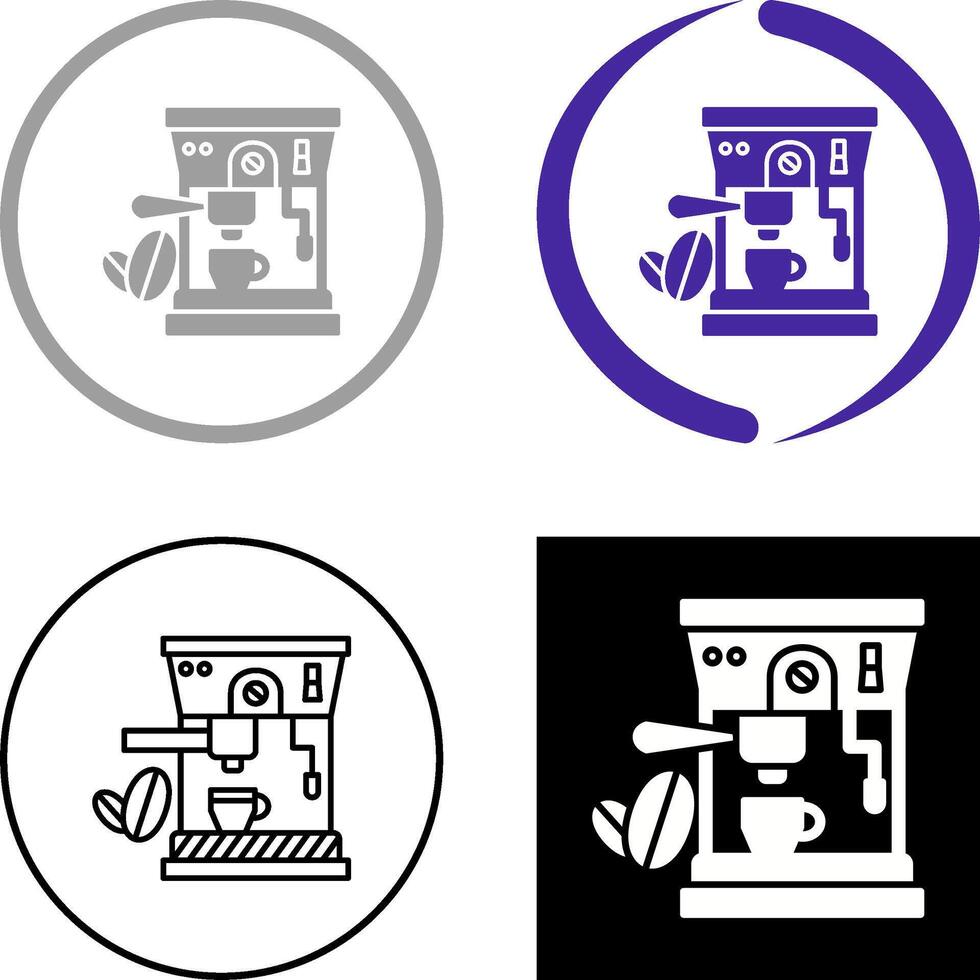 Coffee Machine Icon Design vector
