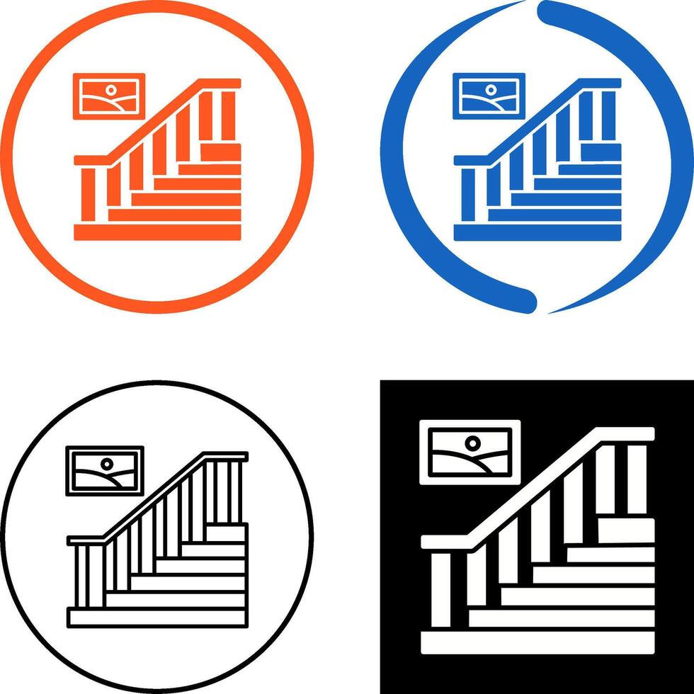 Stair Icon Design vector