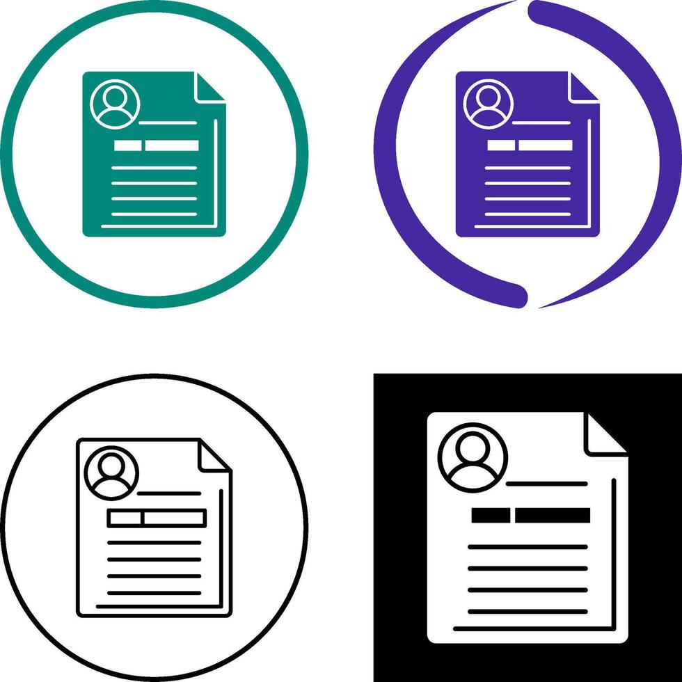 Contact Icon Design vector