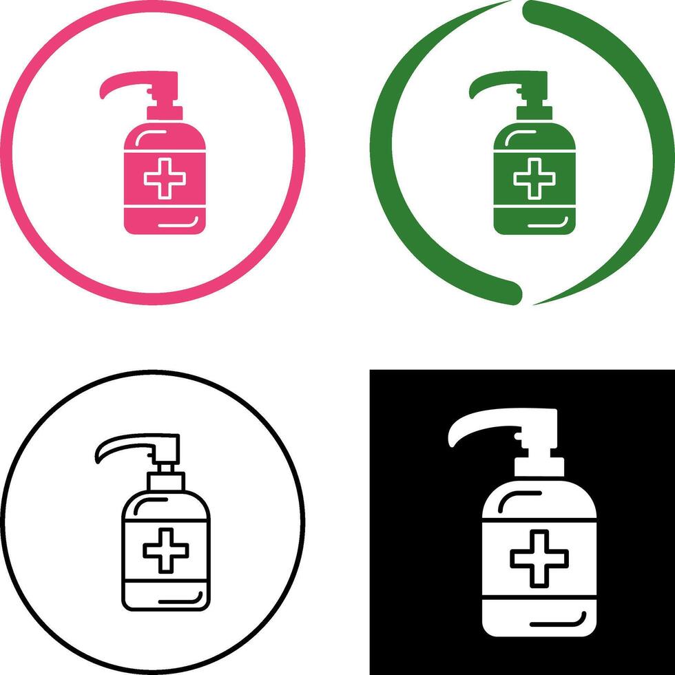 Sanitizer Icon Design vector