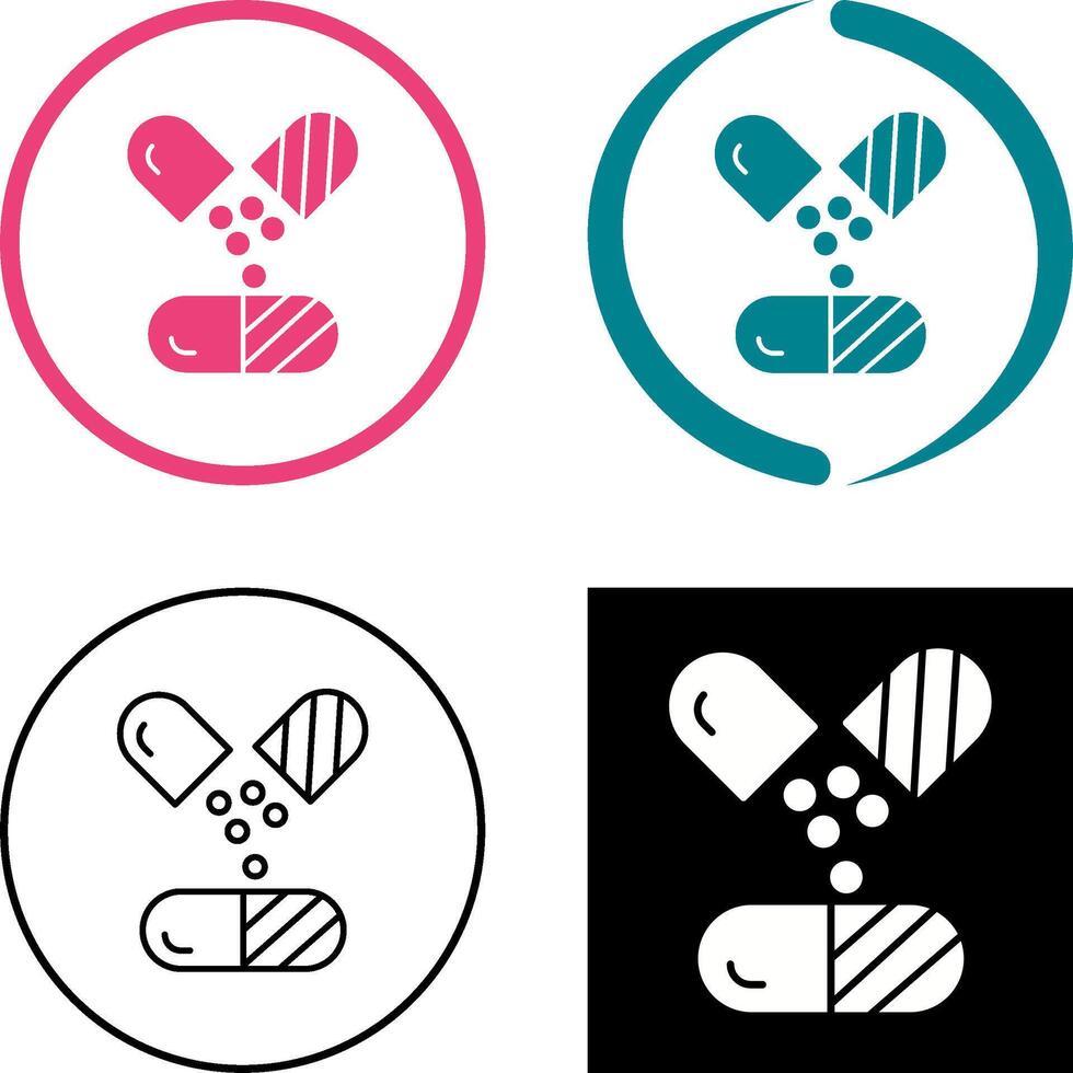 Capsule Icon Design vector