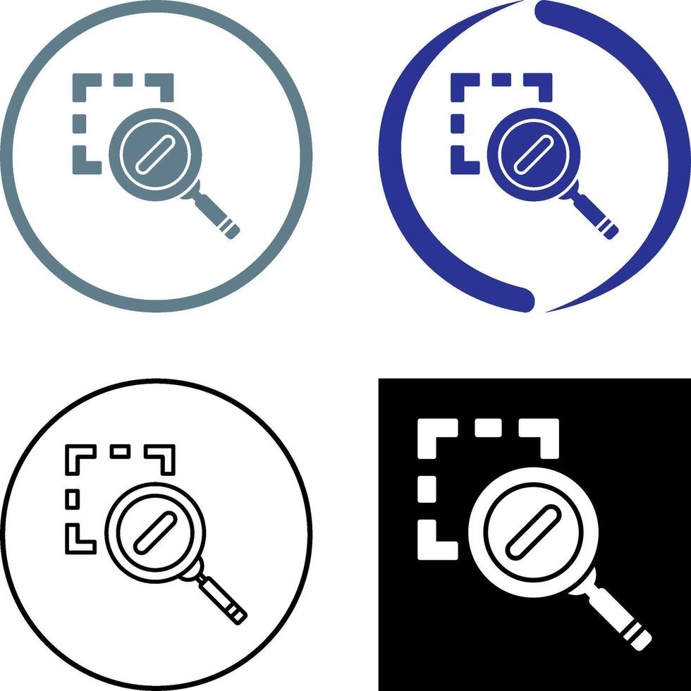 Zoom Out Icon Design vector