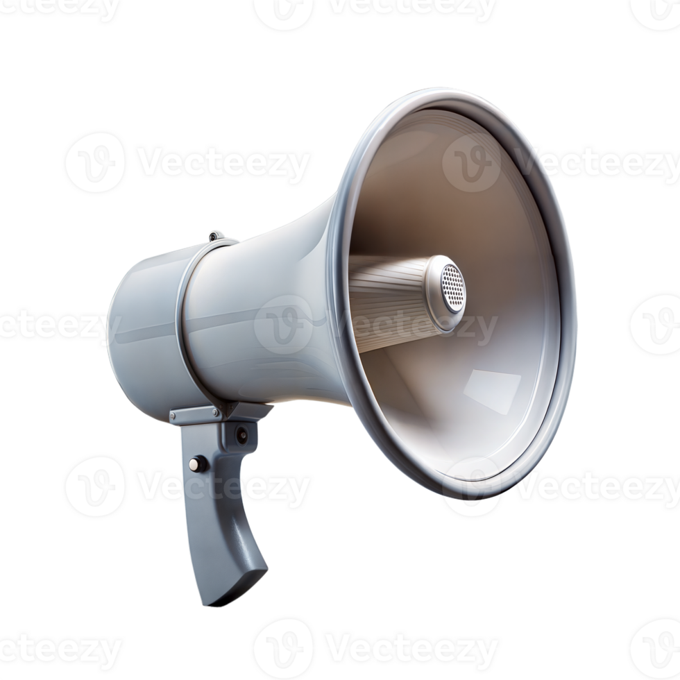 Modern megaphone isolated on a transparent background png