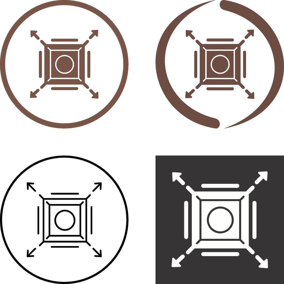 Maximize Icon Design vector