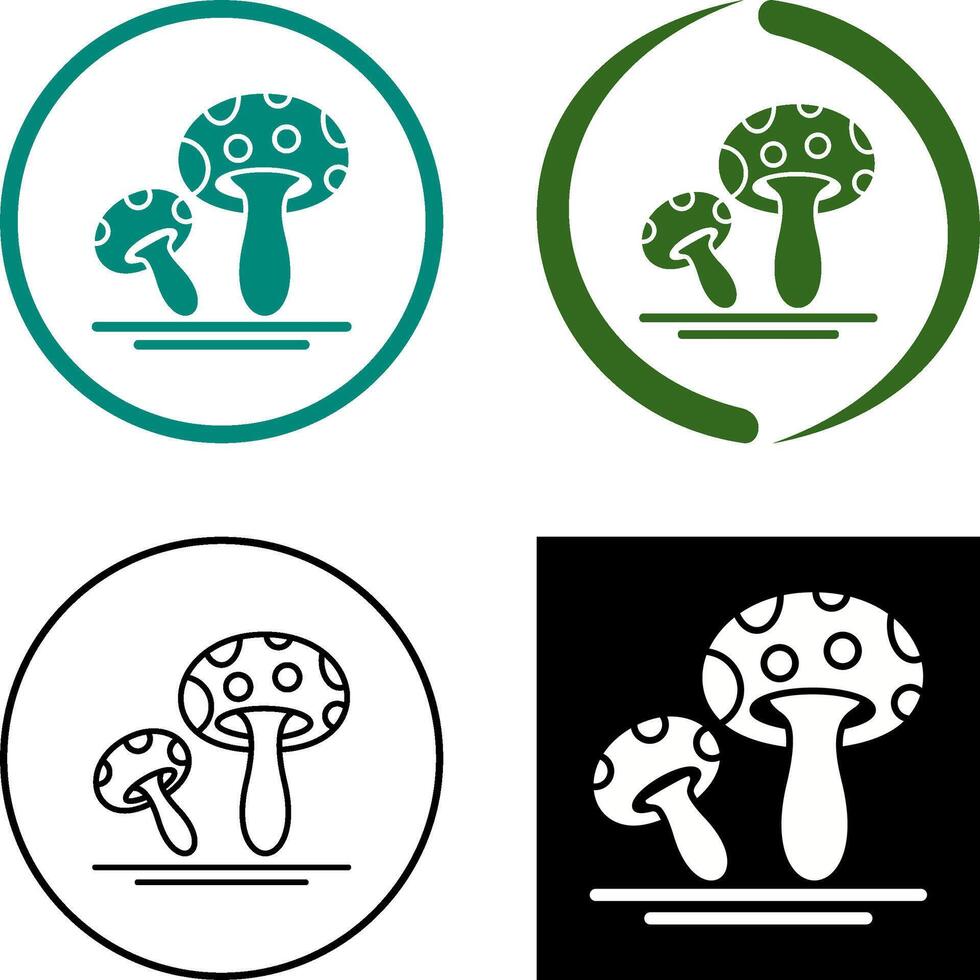 Mushroom Icon Design vector