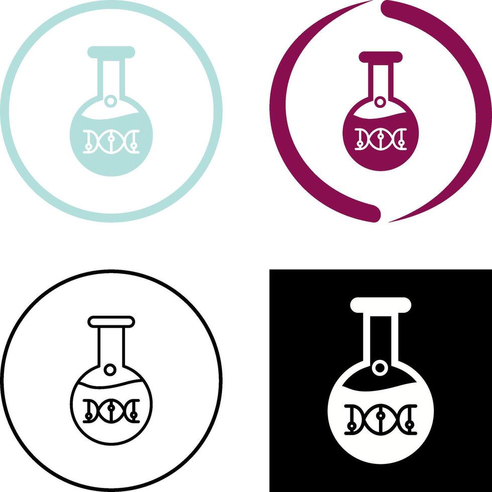 Dna Icon Design vector