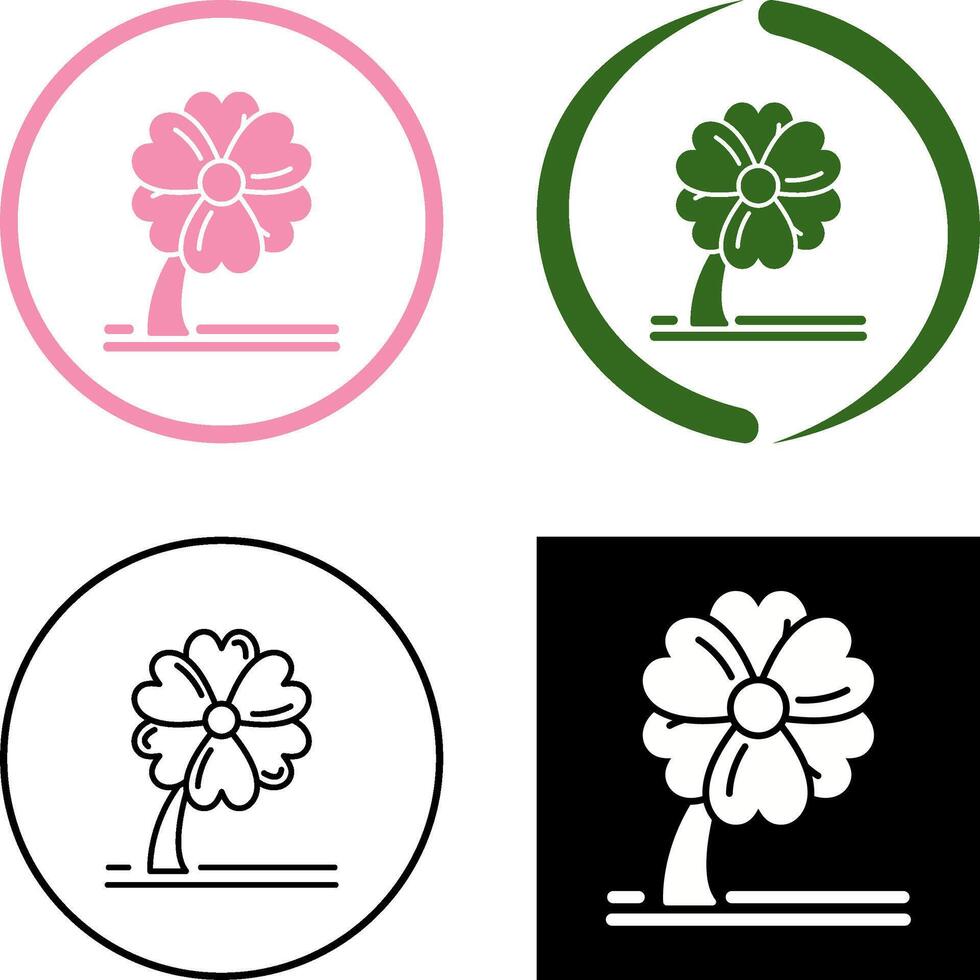 Clover Leaf Icon Design vector