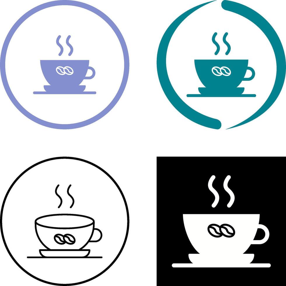 Coffee Cup Icon Design vector