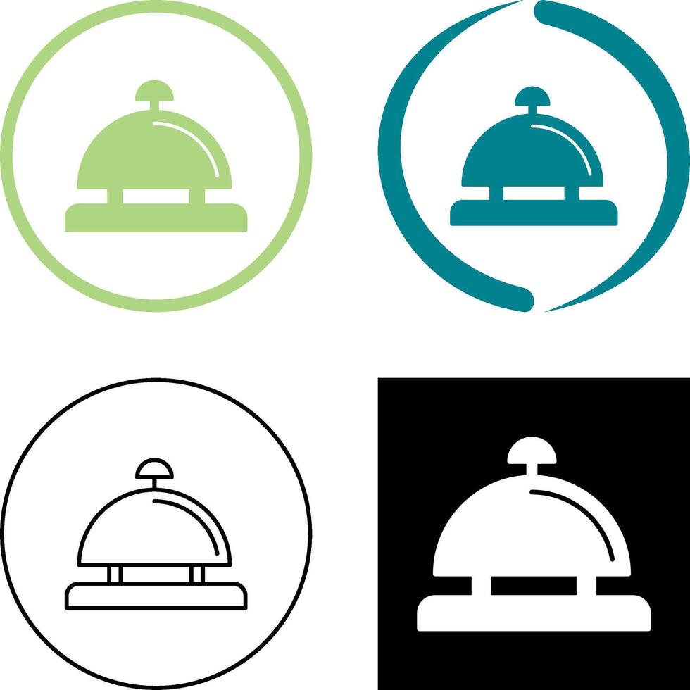 Desk Bell Icon Design vector