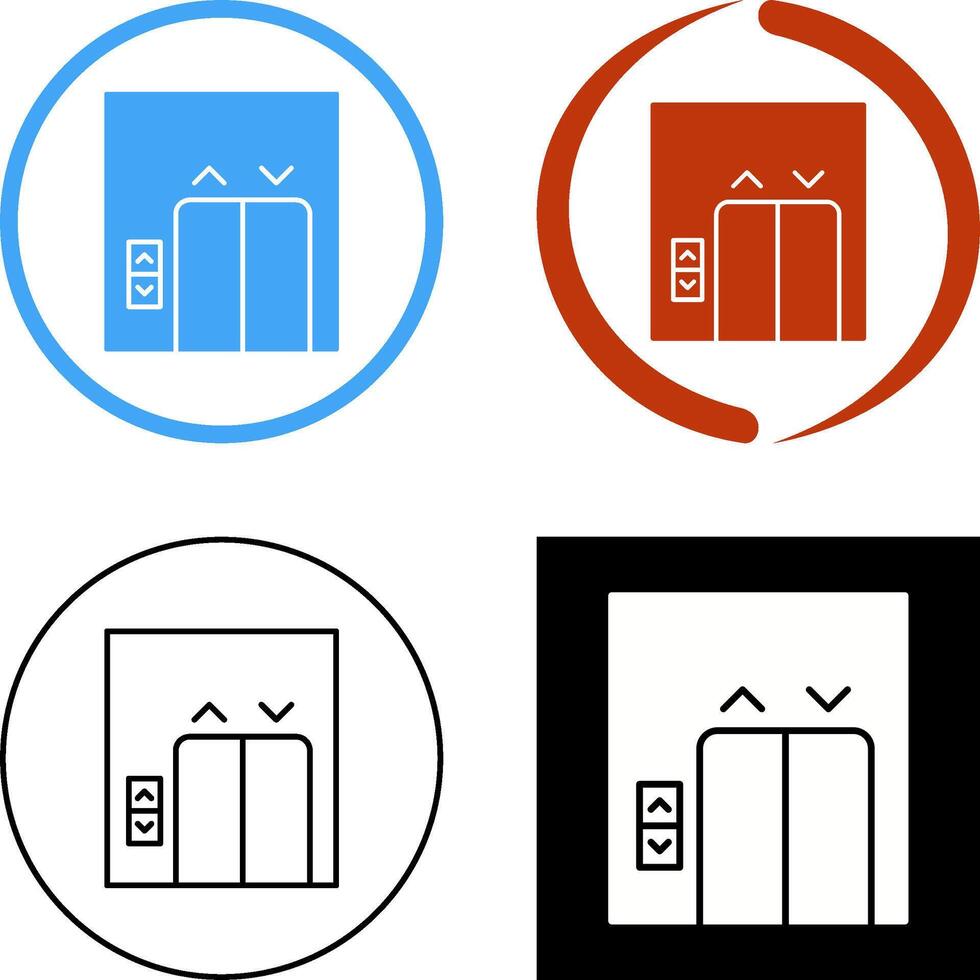 Elevator Icon Design vector