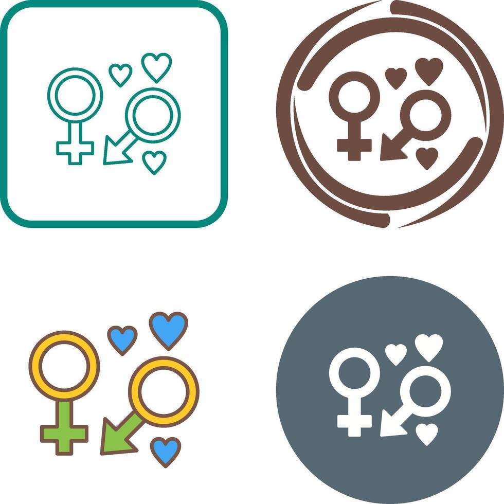 Genders Icon Design vector