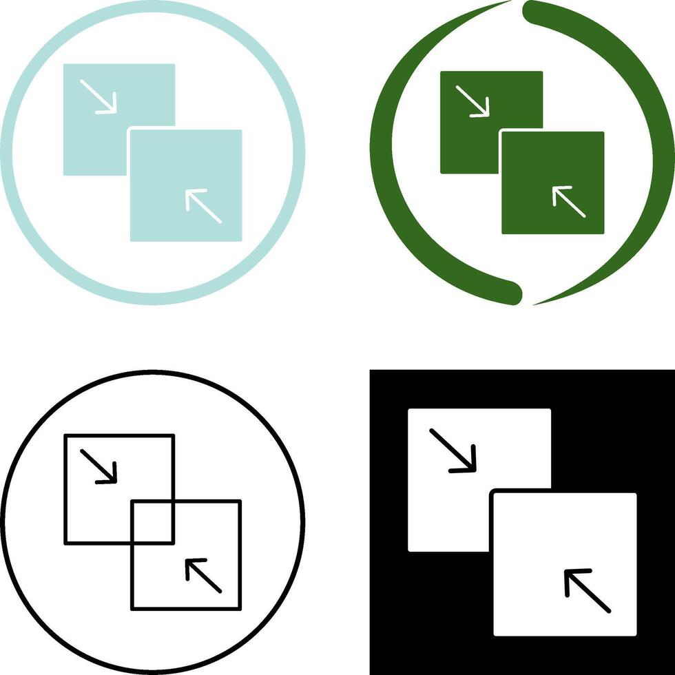Combine Icon Design vector