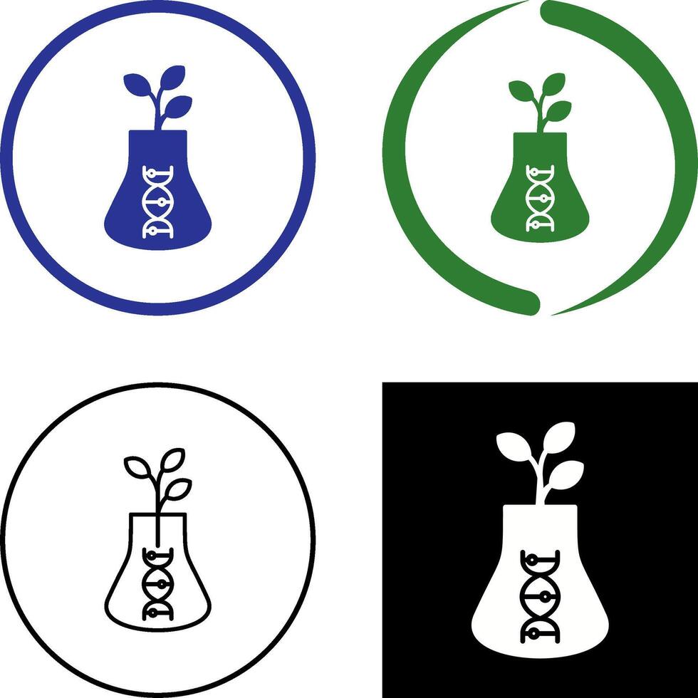 Biology Icon Design vector