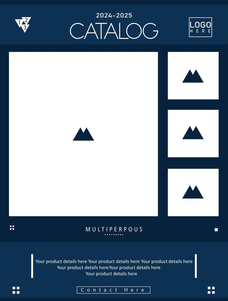 Catalog Template Design vector