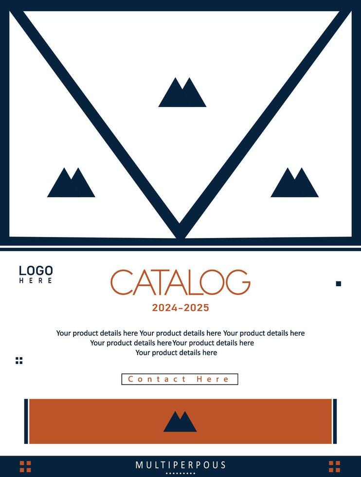 Catalog Template Design vector