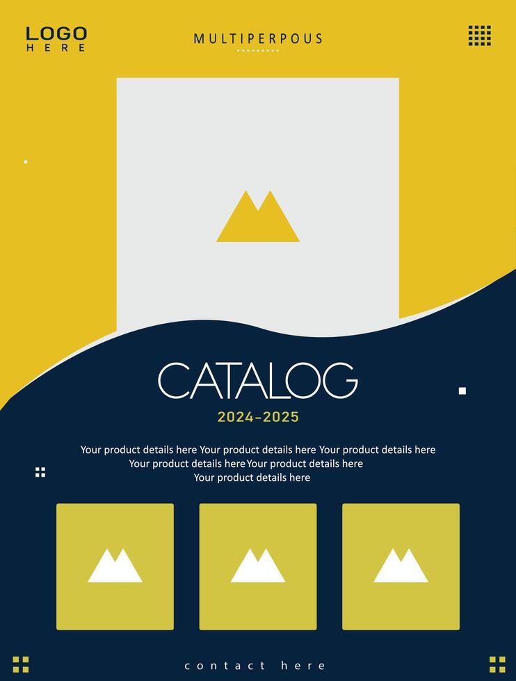 Catalog Template Design vector