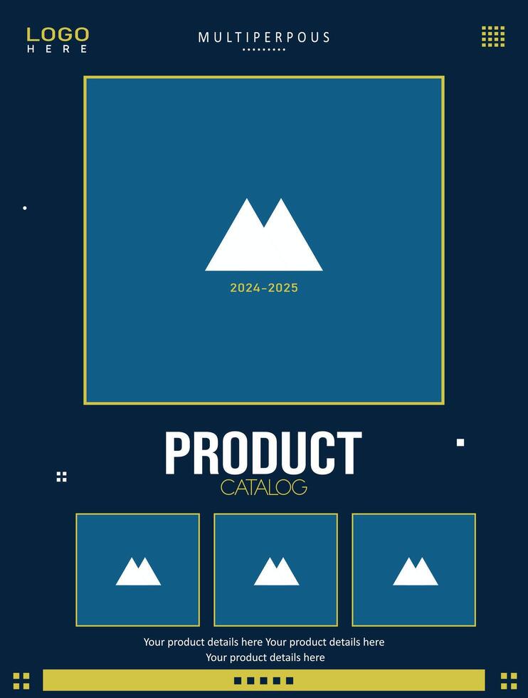 Catalog Template Design vector