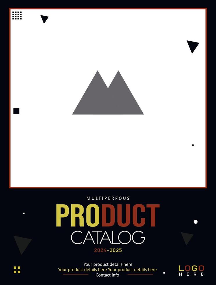 Catalog Template Design vector