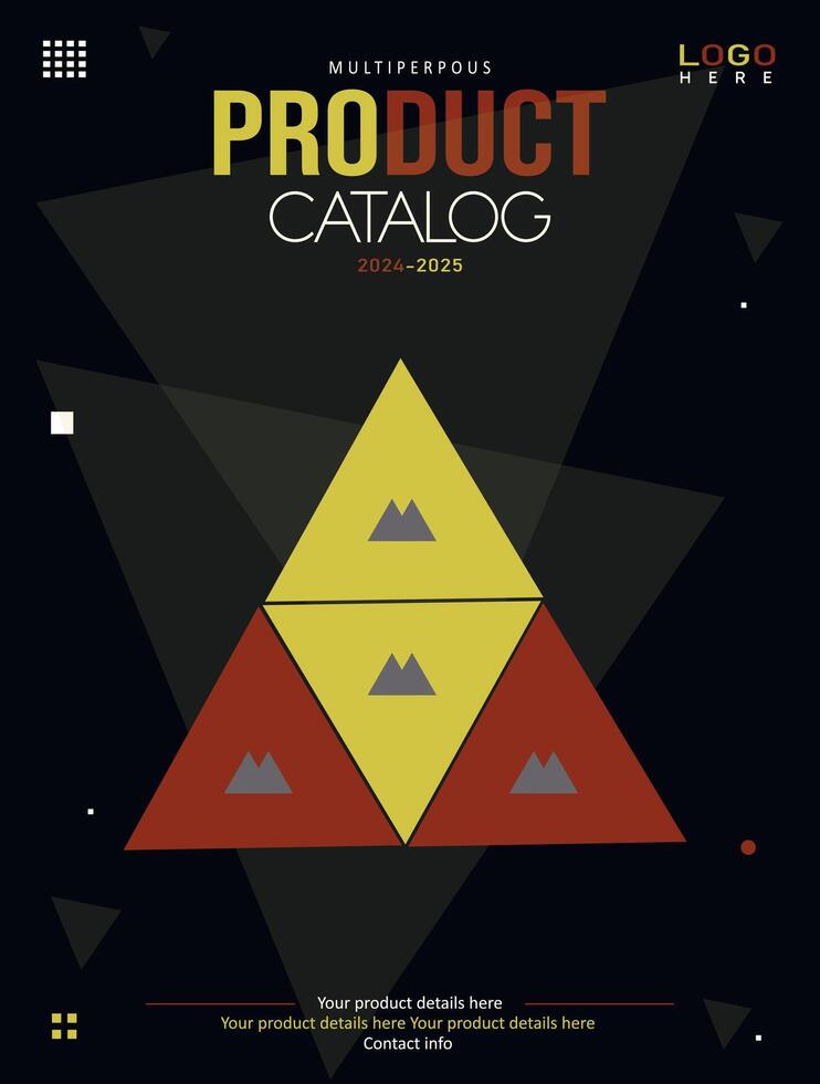 Catalog Template Design vector