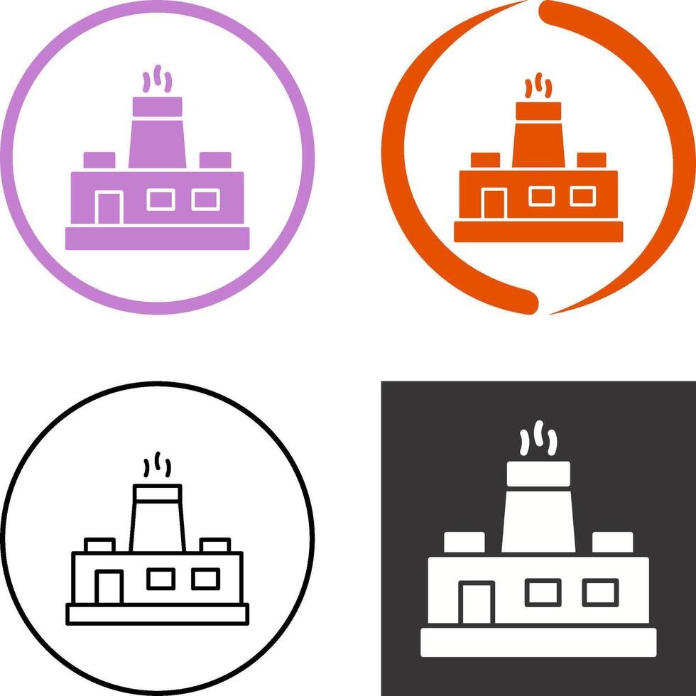 Factory Icon Design vector