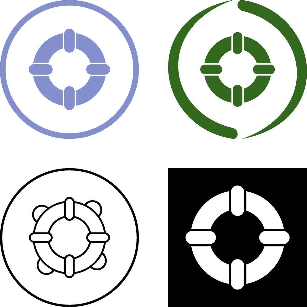 Life Guards Icon Design vector