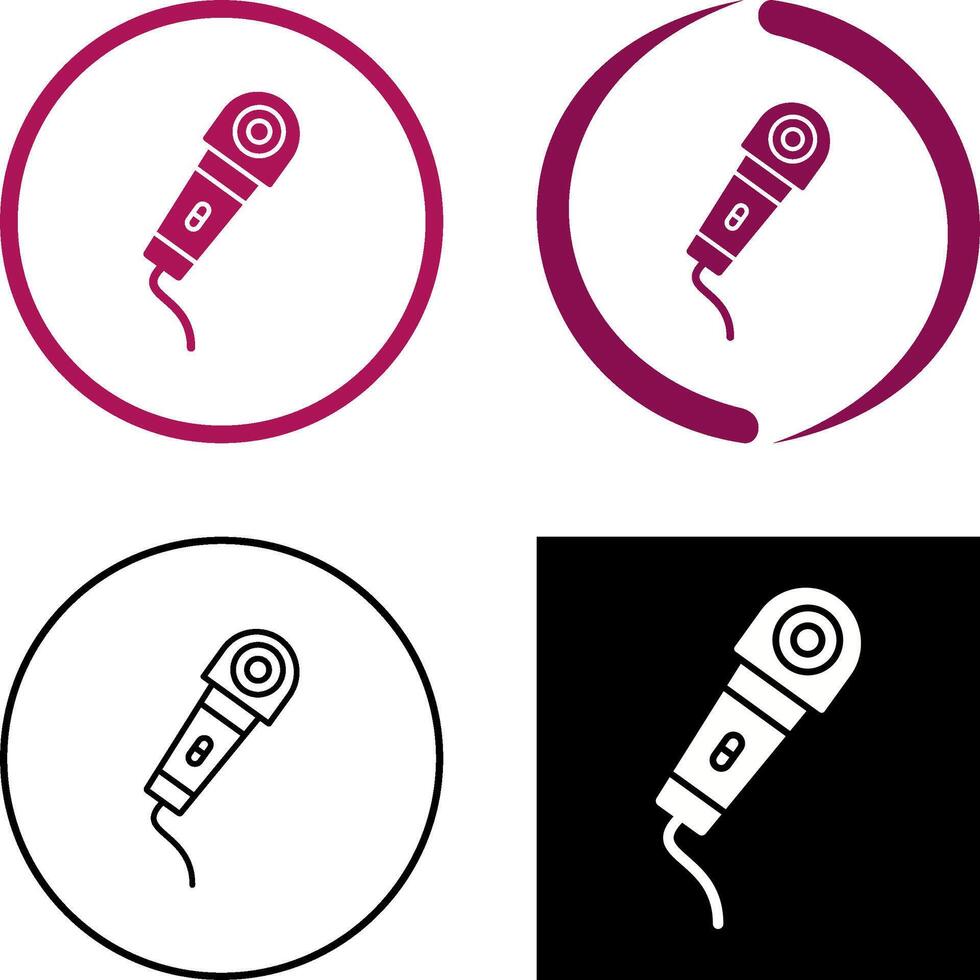 Microphone Icon Design vector