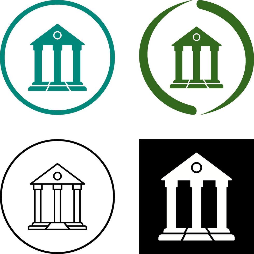 Parthenon Icon Design vector