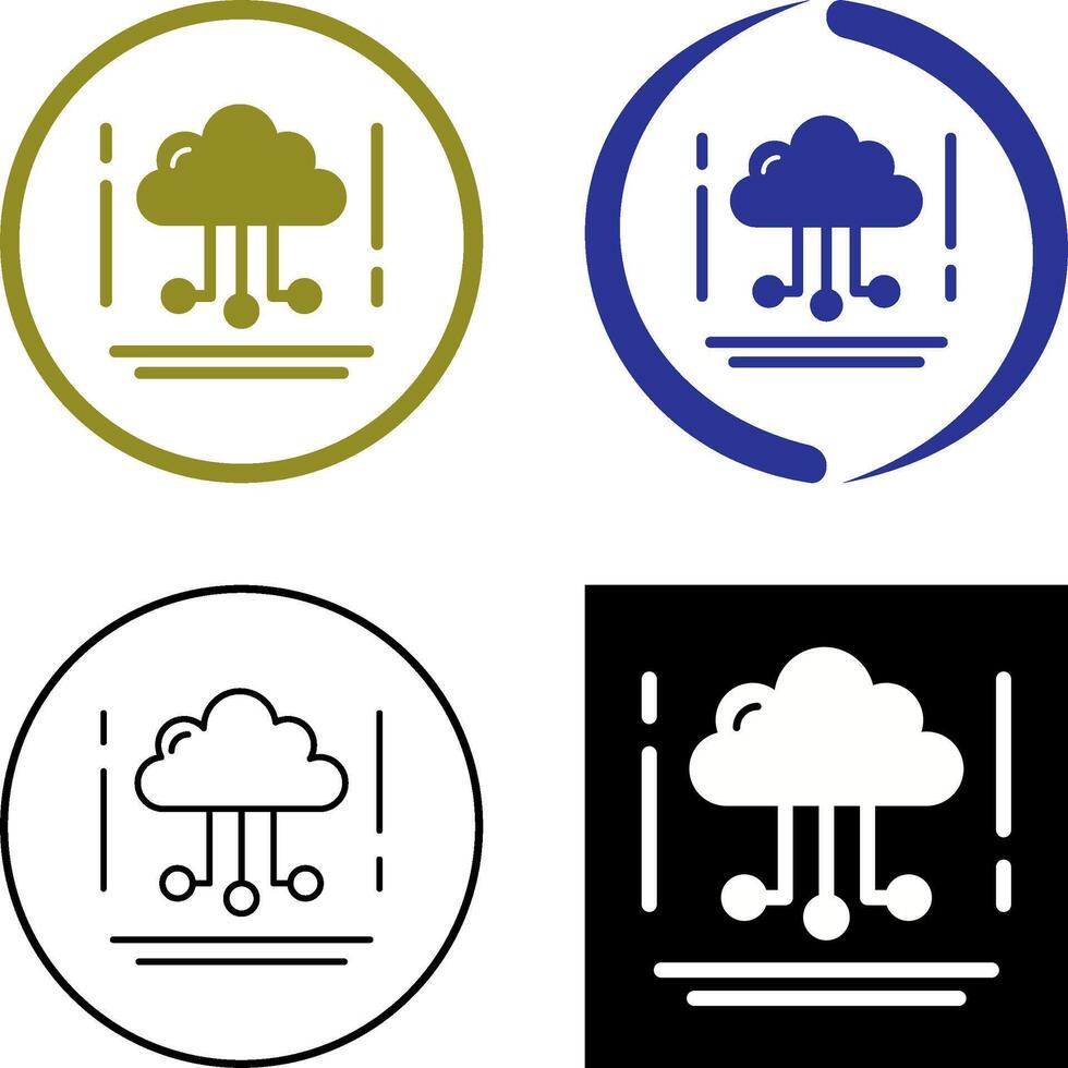 Network Icon Design vector