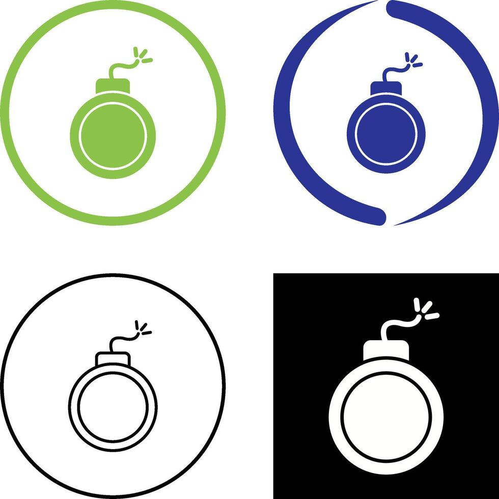 Bomb Icon Design vector