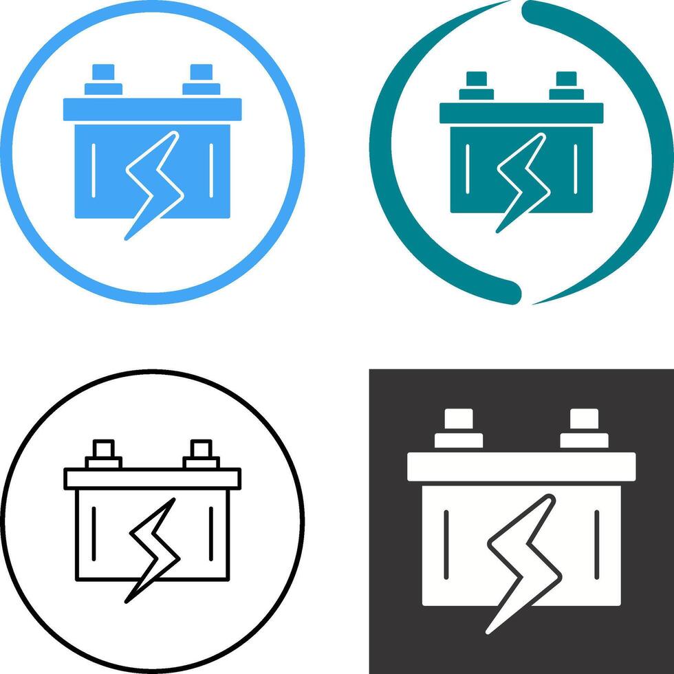 Battery Icon Design vector