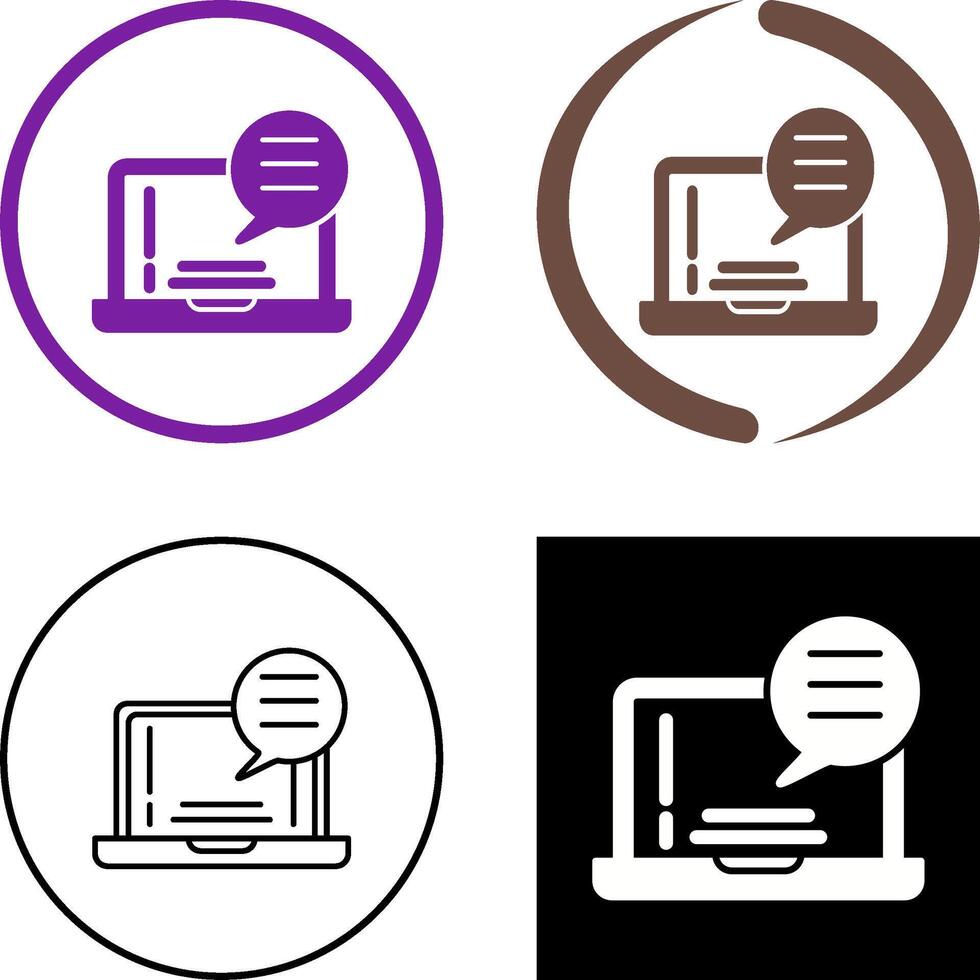 Chat Icon Design vector
