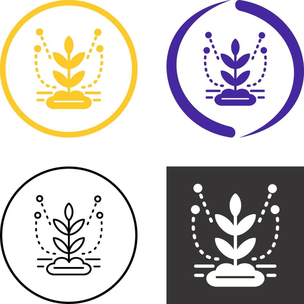Irrigation System Icon Design vector