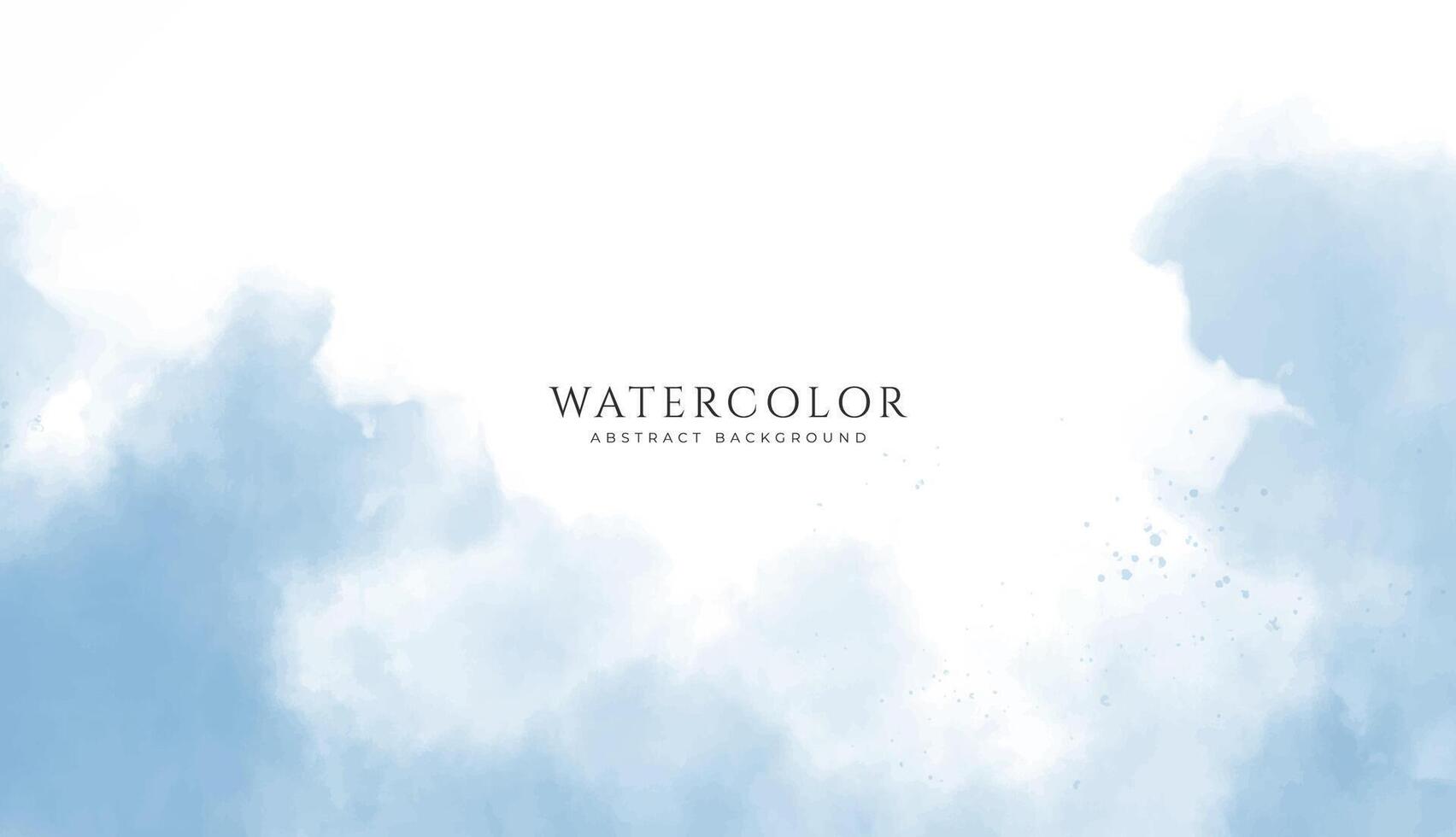 Abstract horizontal watercolor background. Neutral light colored empty space background illustration vector