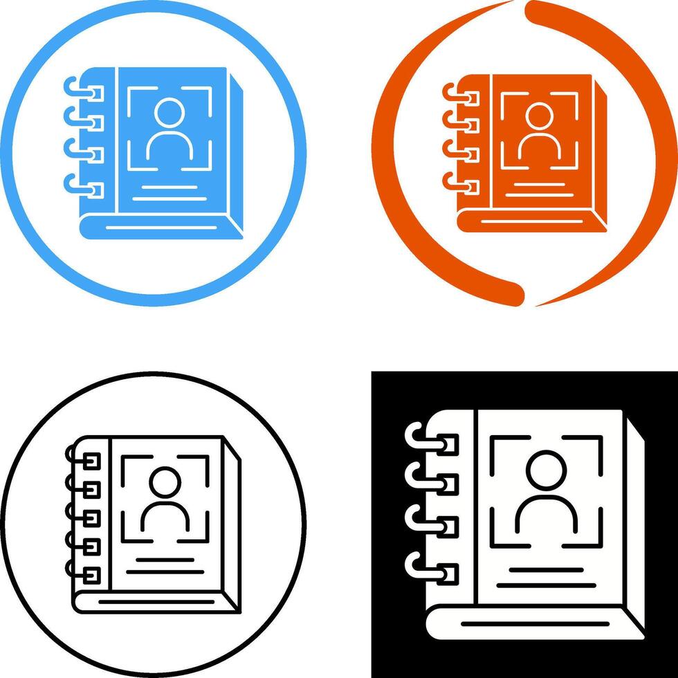 Directory Icon Design vector