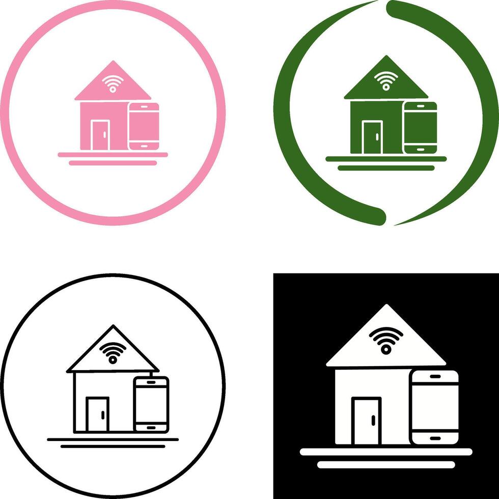 Home Automation Icon Design vector