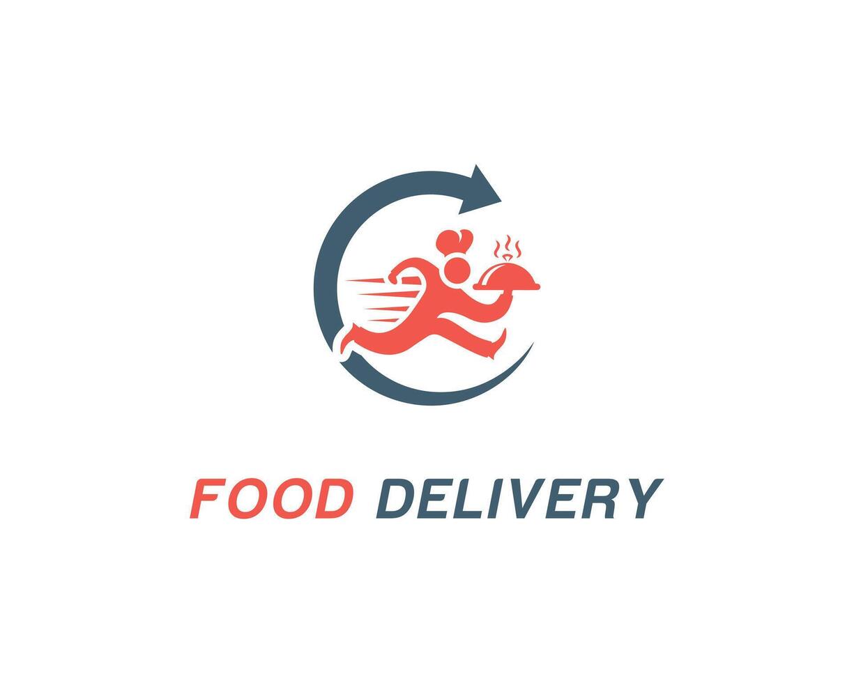 Delivery Service Logo Design Icon Concept Template Illustration. vector
